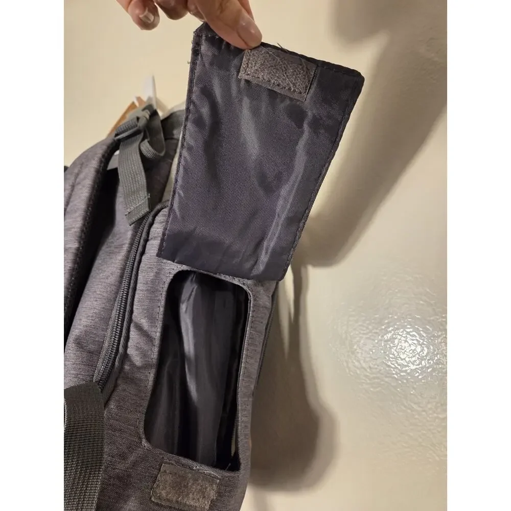Eddie Bauer Cascade First Adventure Backpack Diaper Bag Gray Travel Sack